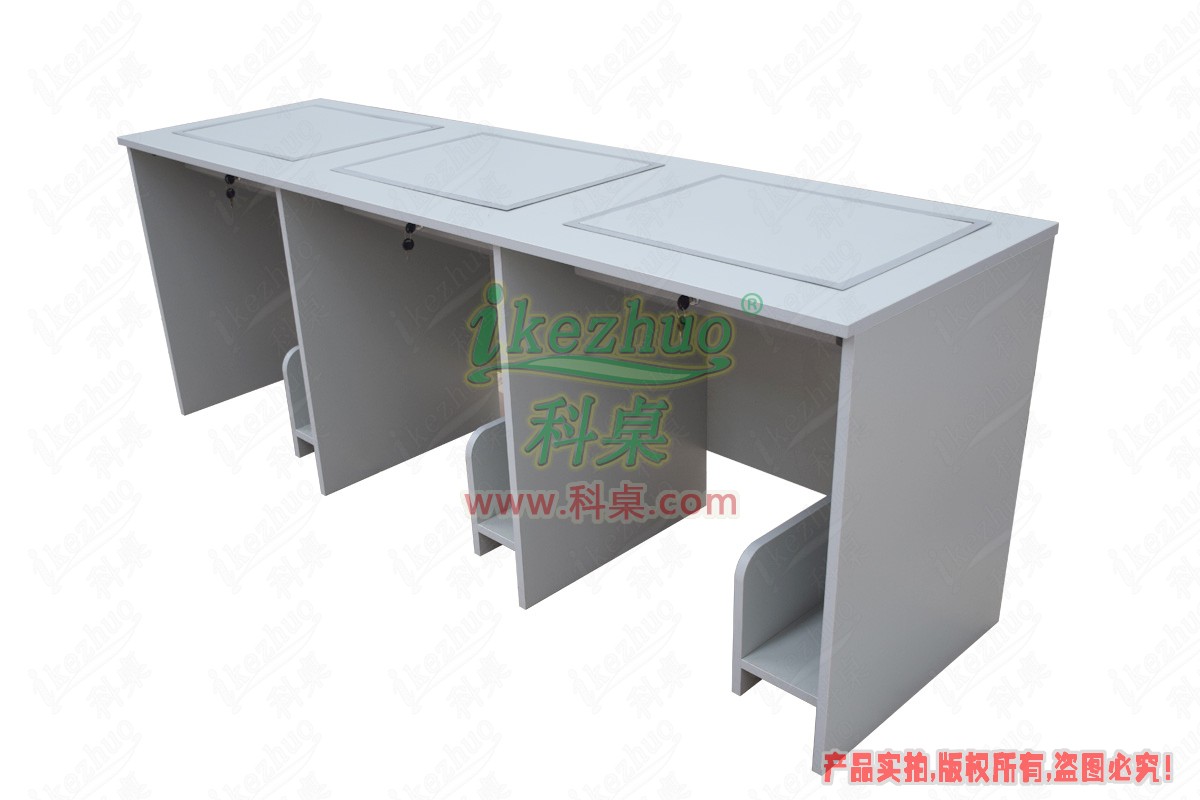 科桌手動(dòng)翻轉(zhuǎn)電腦桌